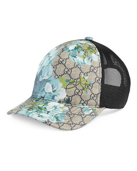 gucci cap blaue blumen original|Gucci Original GG Baseball Cap .